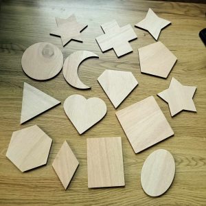 Support de loisir créatif – formes simples 12 cm