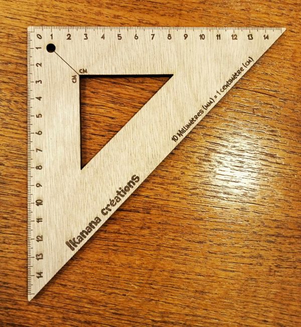 Équerre triangle 15 x 15 cm – Image 2