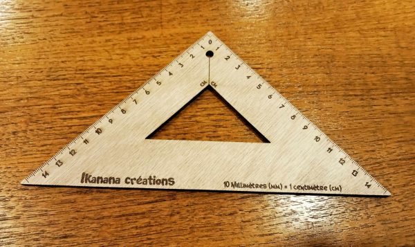 Équerre triangle 15 x 15 cm