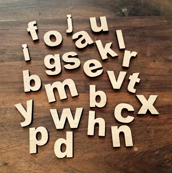 Support de loisir créatif – lettres minuscules 10 cm