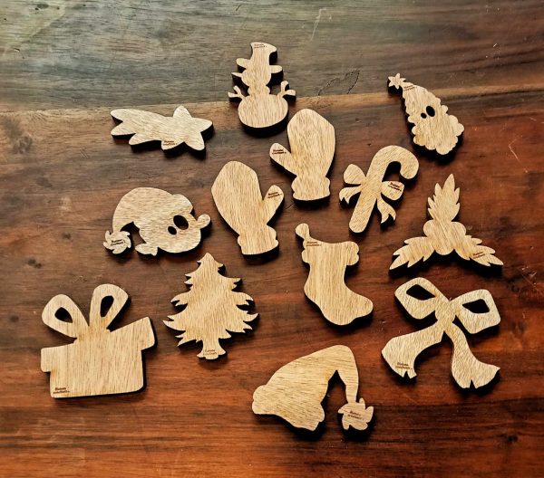 Support de loisir créatif – monde Noël 15 cm