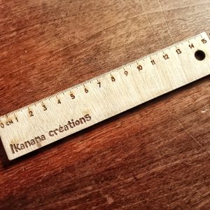 Règle en bois de 15 ou 30 cm
