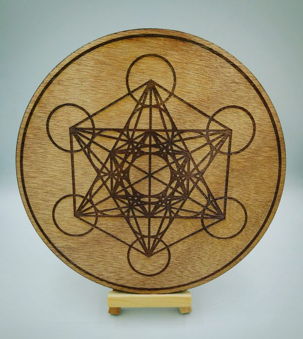 Support cube de Métatron gravé en 9, 19, 29 ou 39 cm – Image 4