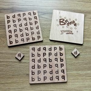 Bédépé (jeu pour personnes dyslexiques) (français, español)