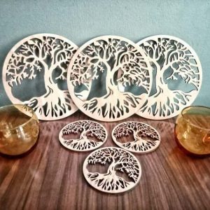 Support arbre de vie creusé en 9, 19, 29 ou 39 cm