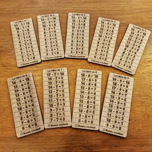 Tables de soustractions