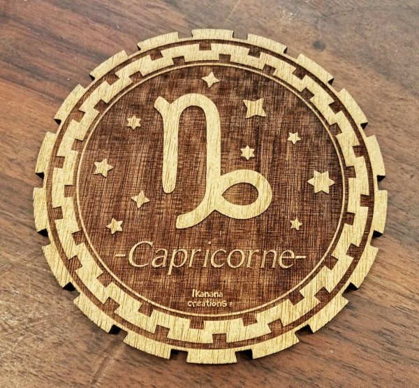 Support signes astrologiques dorés 11 cm – Image 11