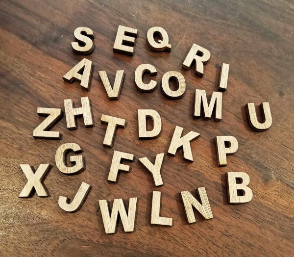 Support de loisir créatif – lettres majuscules 12 cm