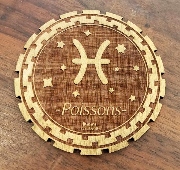 Support signes astrologiques dorés 11 cm – Image 13