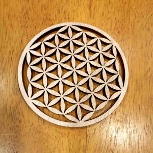 Support fleur de vie creusée en 9, 19, 29 ou 39 cm
