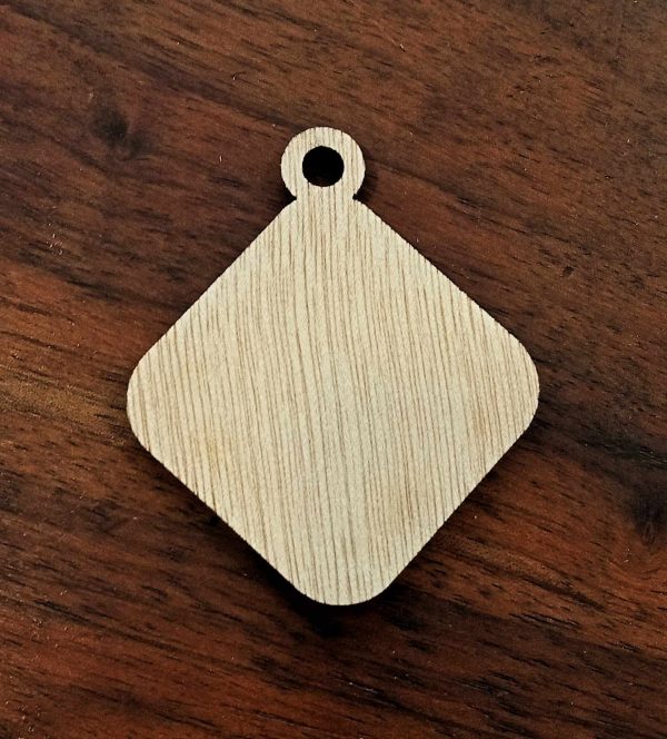 Porte-clé vierge - formes simples – Image 3