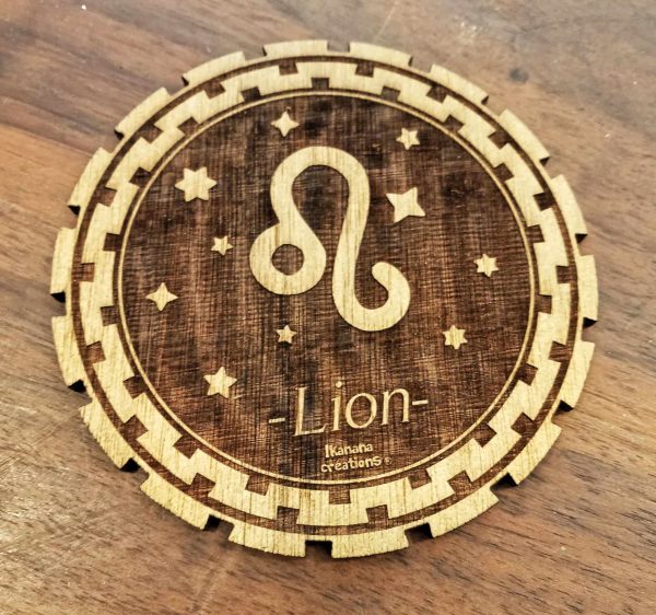 Support signes astrologiques dorés 11 cm – Image 6