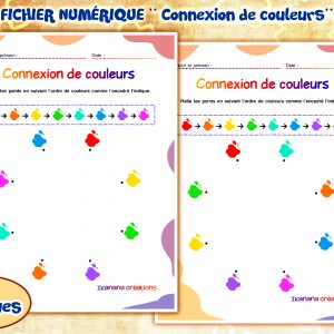 – Art et dessin – Connexion de couleurs (français, español)