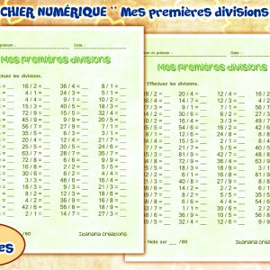 – Mathématiques – Mes premières divisions (français, español)