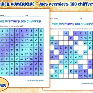 – Mathématiques – Mes premiers 100 chiffres