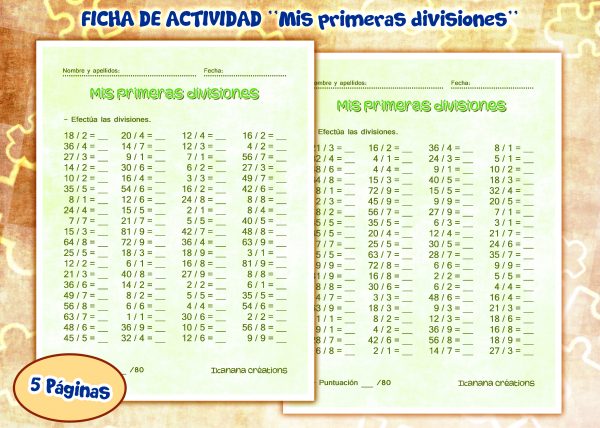 - Mathématiques - Mes premières divisions (français, español) – Image 3