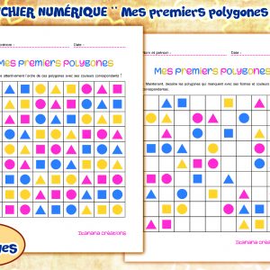 – Art et dessin – Mes premiers polygones (français, español)