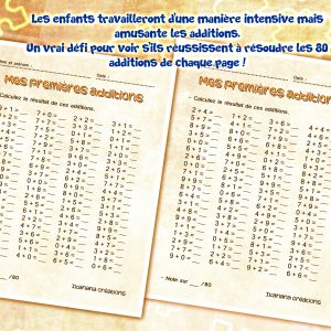 – Mathématiques – Mes premières additions (français, español)