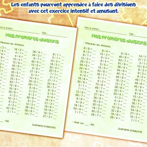 – Mathématiques – Mes premières divisions (français, español)