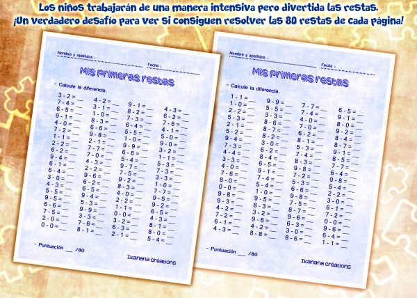 - Mathématiques - Mes premières soustractions (français, español) – Image 4