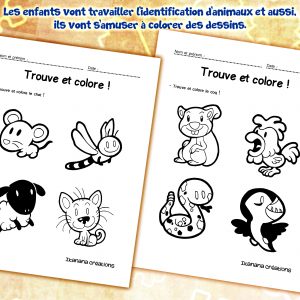 – Art et dessin – Trouve et colore !