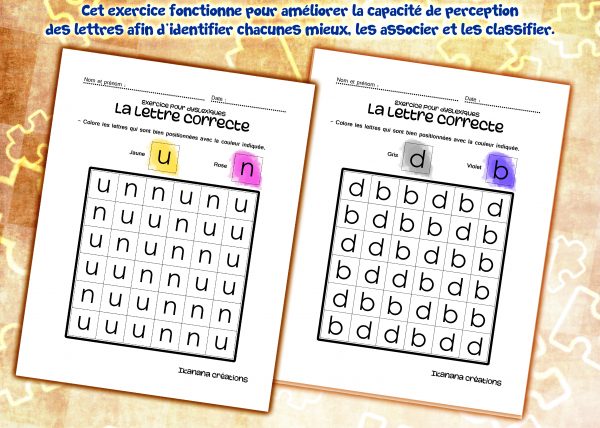 - Langage - La lettre correcte (version pour dyslexiques) – Image 2