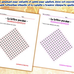 – Langage – La lettre perdue (version pour dyslexiques)