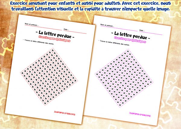 - Langage - La lettre perdue (version pour dyslexiques) – Image 2
