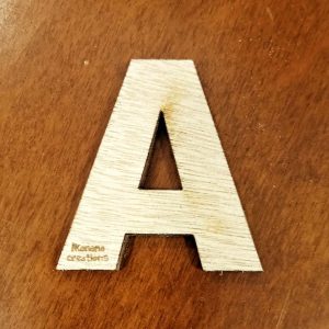 Support de loisir créatif – lettres majuscules 12 cm