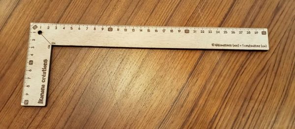 Équerre de 90 dégres - 30 x 10 cm