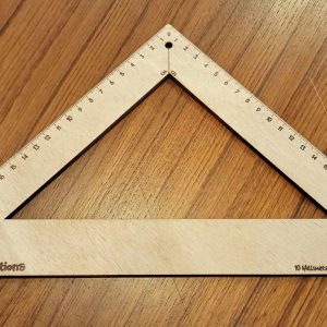 Équerre triangle 25 x 25 cm