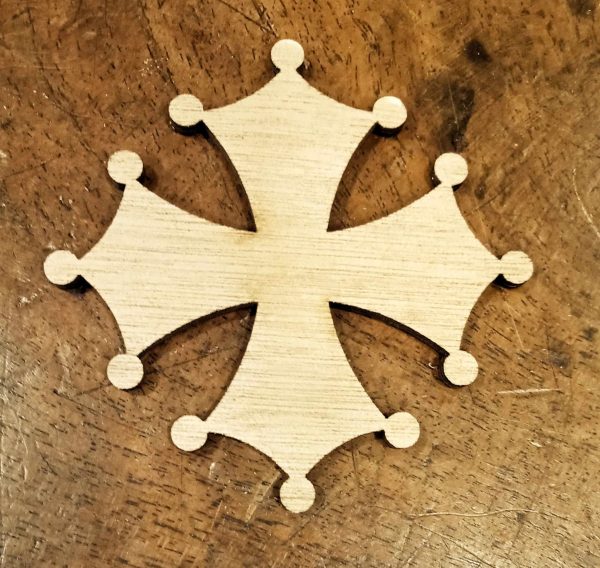 Support de loisir créatif – croix 15 cm – Image 3