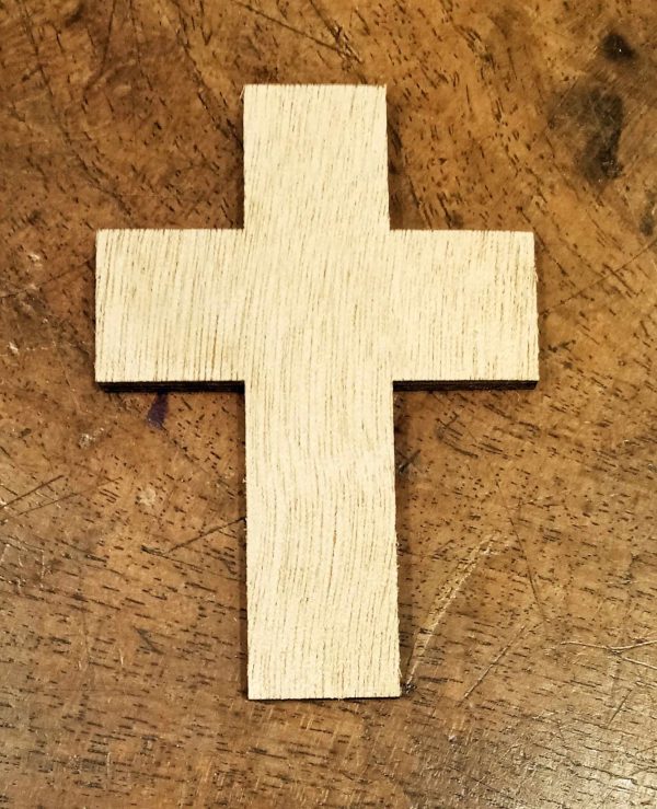 Support de loisir créatif – croix 15 cm – Image 4