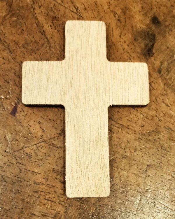 Support de loisir créatif – croix 15 cm – Image 5