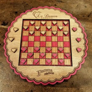 Le Damier – Jeu de dames (spécial Saint-Valentin)