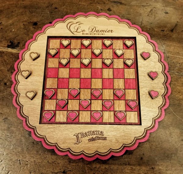 Le Damier - Jeu de dames (spécial Saint-Valentin)