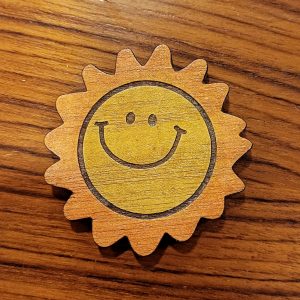 Lot de 9 magnets 5 cm pour frigo – thème la météo