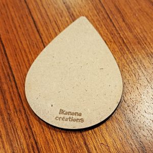 Support de loisir créatif – forme goutte d’eau en MDF