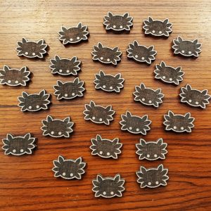 Lot de 25 pions de 2 cm forme araignée noire