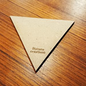Support de loisir créatif – forme triangle en MDF