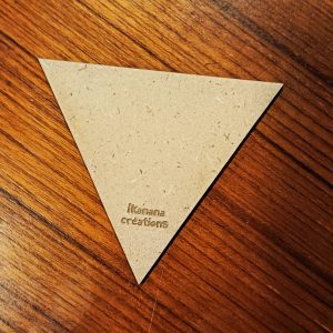 Support de loisir créatif – forme triangle en MDF
