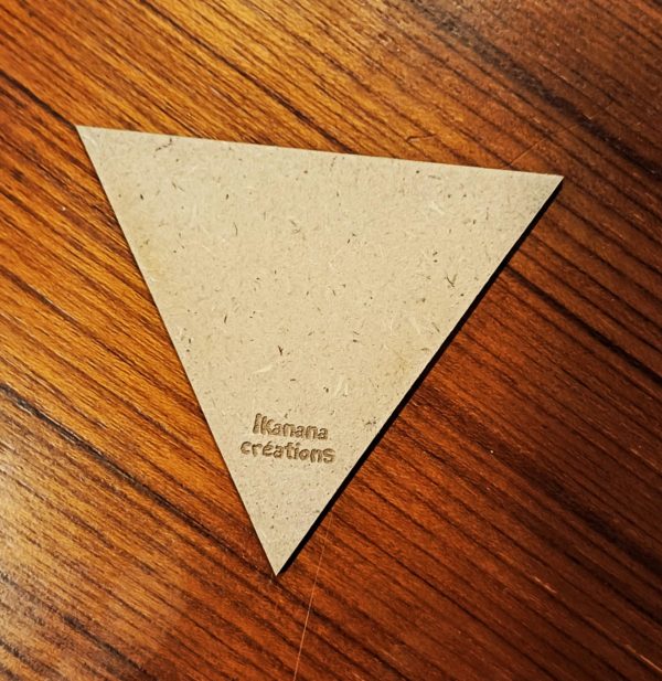 Support de loisir créatif – forme triangle en MDF