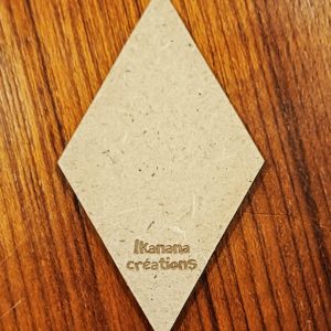 Support de loisir créatif – forme losange en MDF