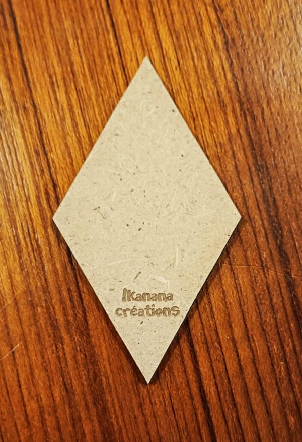 Support de loisir créatif – forme losange en MDF