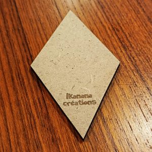 Support de loisir créatif – forme losange en MDF