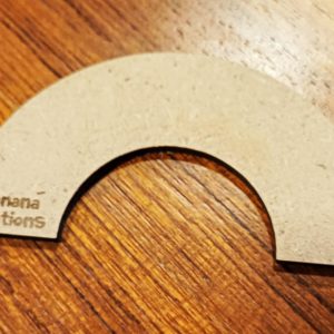 Support de loisir créatif – forme arc en MDF