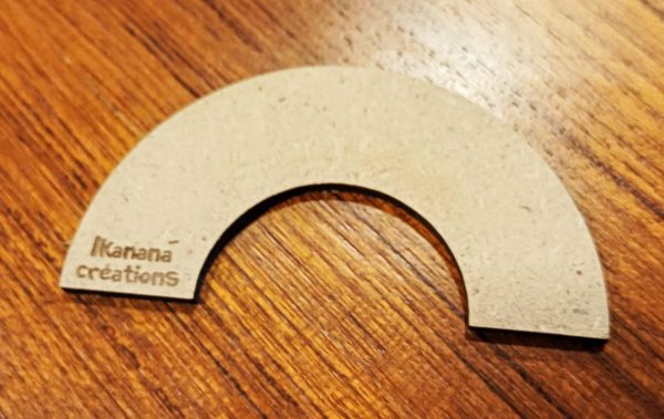 Support de loisir créatif – forme arc en MDF