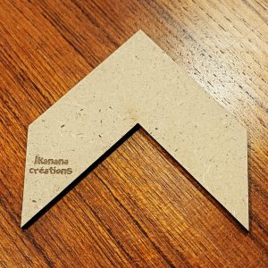 Support de loisir créatif – forme angle 90 degrés en MDF