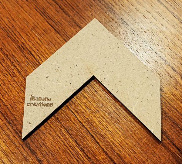 Support de loisir créatif – forme angle 90 degrés en MDF