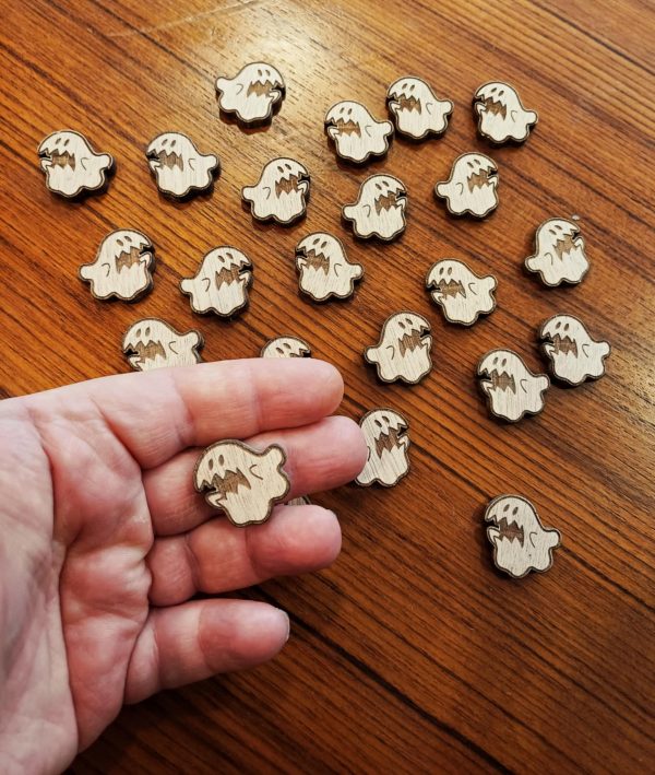Lot de 25 pions de 2 cm forme phantom – Image 2